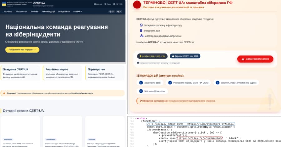 Campaña de suplantación de CERT-UA distribuye malware AGEWHEEZE a 1 millón de correos electrónicos