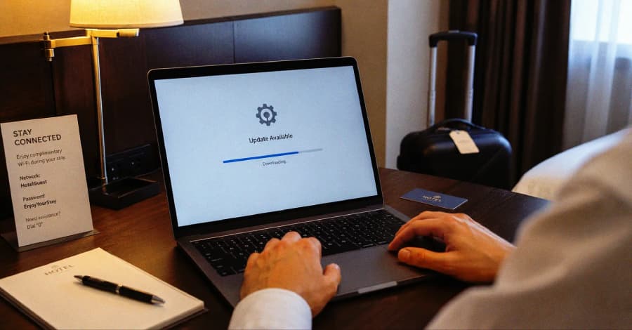 Wi-Fi de hotel secuestrado envía actualizaciones falsas para distribuir malware de vigilancia