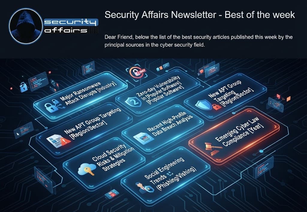 Boletín de Seguridad de Affairs Round 595 por Pierluigi Paganini – EDICIÓN INTERNACIONAL