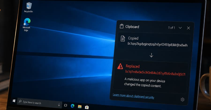 Microsoft detalla campaña de malware Clipper en Windows utilizando gusano USB LNK y C2 basado en Tor.