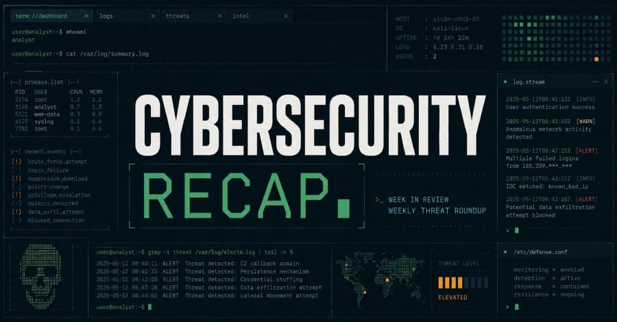 ⚡ Resumen Semanal: Botnets de Proxy, Ransomware en Navegadores, Trucos de Agentes de IA, Malware Falso PoC y Más