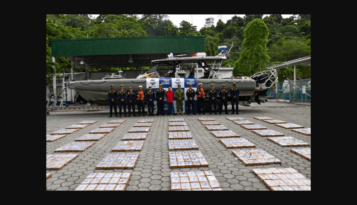 Encuentran una boya con 1.090 kilos de cocaína en las proximidades de Tumaco