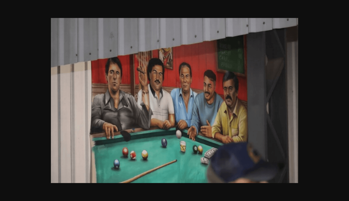 Techo de Paja', Pablo Escobar, Joaquín El Chapo Guzmán, Tony Montana y Sebastián Marset