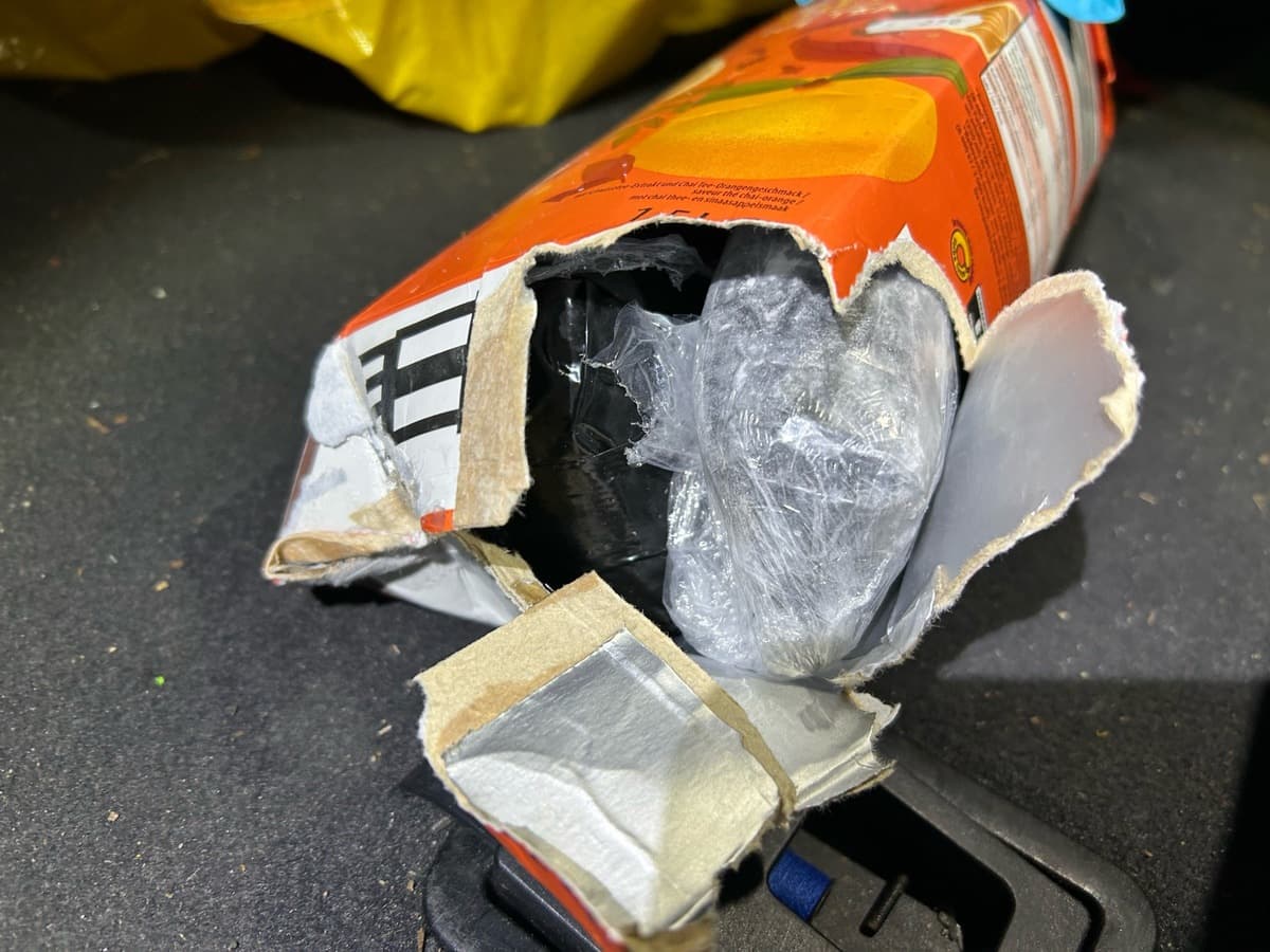 Tráfico de cocaína en envases Tetra Bricks y extintores entre Alemania y Bélgica