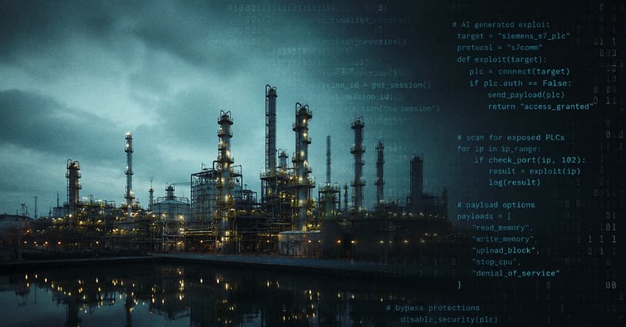Scripts de explotación generados por IA atacan PLCs Siemens S7 en infraestructura crítica de EE. UU.