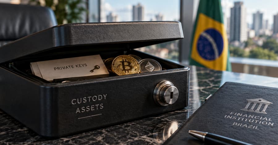 Slim Spider roba secretos de custodia de criptomonedas a institución financiera brasileña.