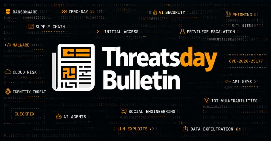 ThreatsDay: RCE de Odysseus, Toma de Control de Samsung con un Clic, Lucha contra la Puerta Trasera de iCloud + 27 Historias Más