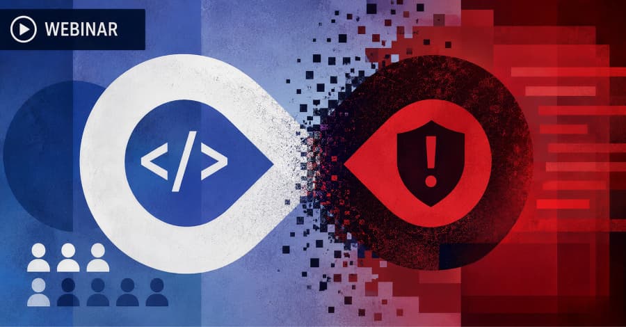 ¿Envías 10 a 50 veces más código? No te pierdas este seminario web sobre la seguridad en el desarrollo a la velocidad de la IA.