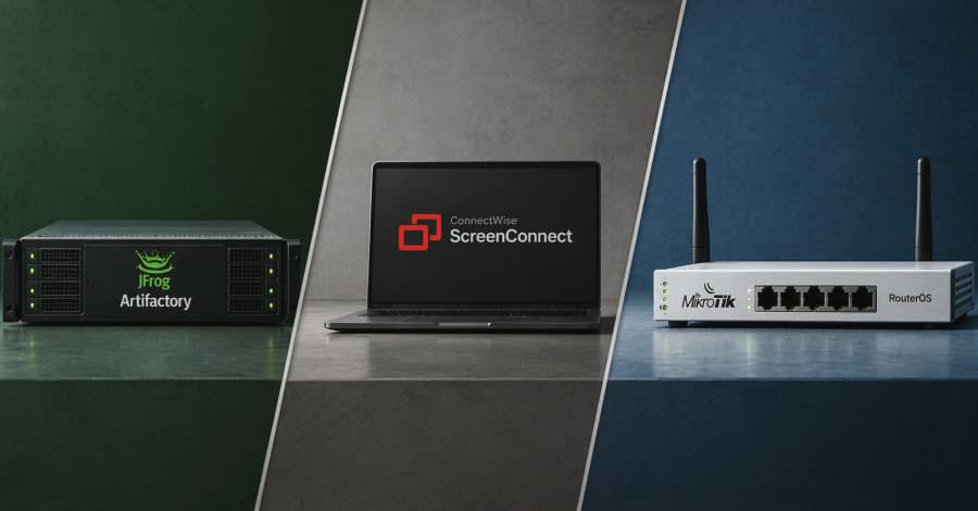 CISA añade 5 vulnerabilidades de Artifactory, ScreenConnect y RouterOS, activamente explotadas, a KEV.