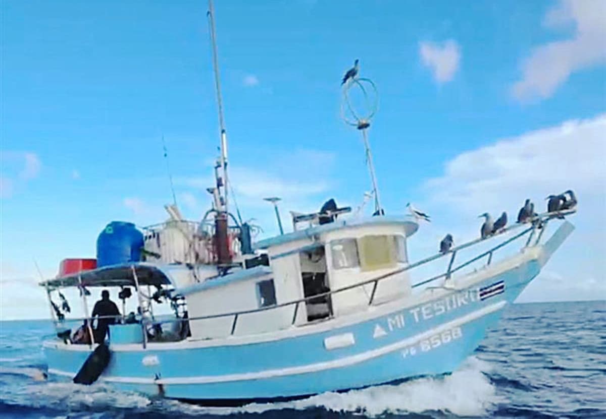 El barco pesquero ‘Mi Tesoro’ escondía 1.577 kilos de cocaína.
